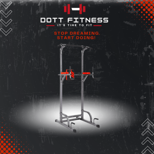 Multifunction Power Tower Pull Up Bar & Dips Station